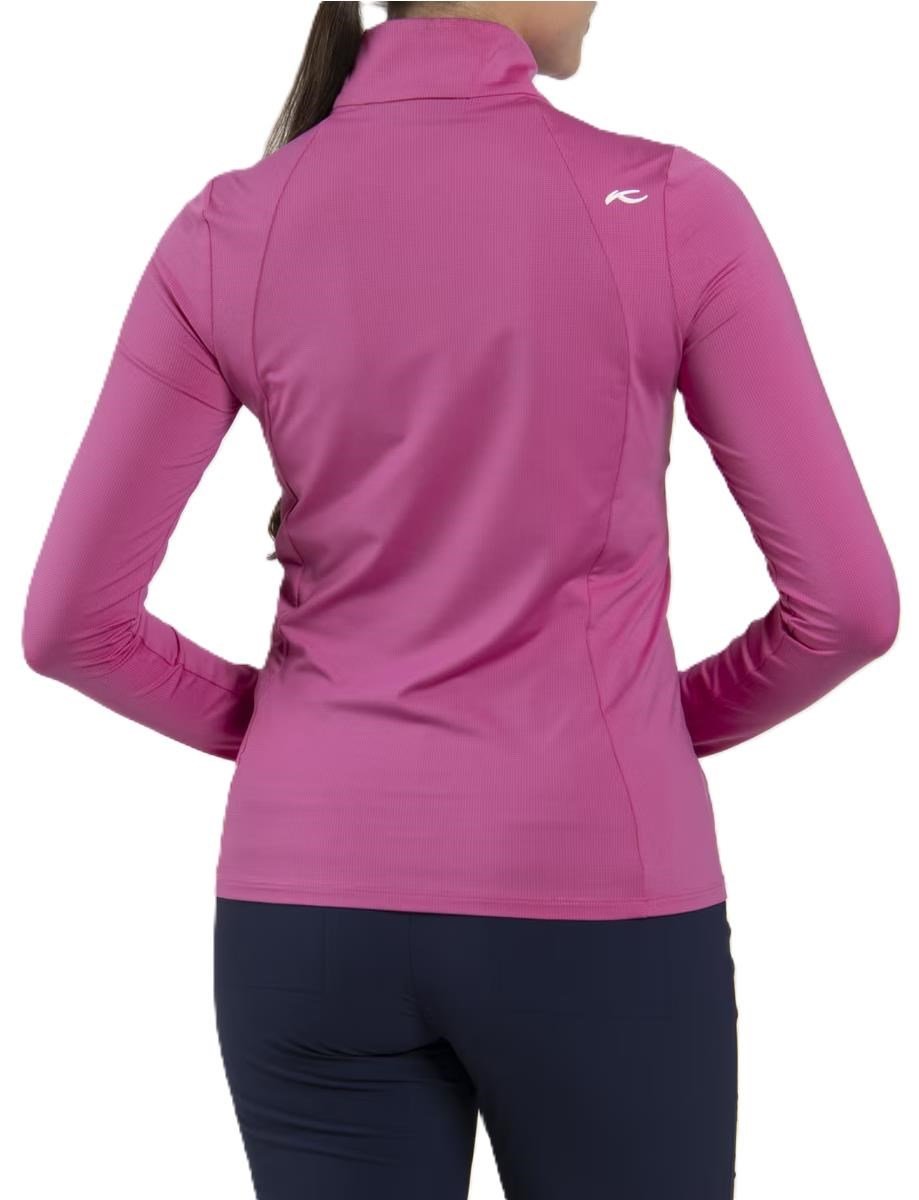 KJUS Collagen Midlayer Half-Zip sudadera de mujer, peony