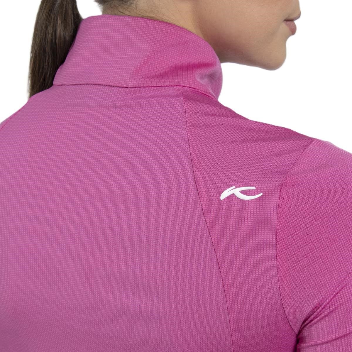 KJUS Collagen Midlayer Half-Zip sudadera de mujer, peony