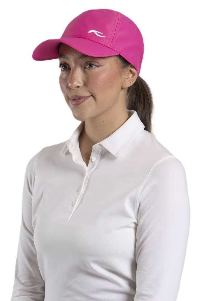 KJUS Women Dual Ponytail gorra de mujer, peony/atlanta blue