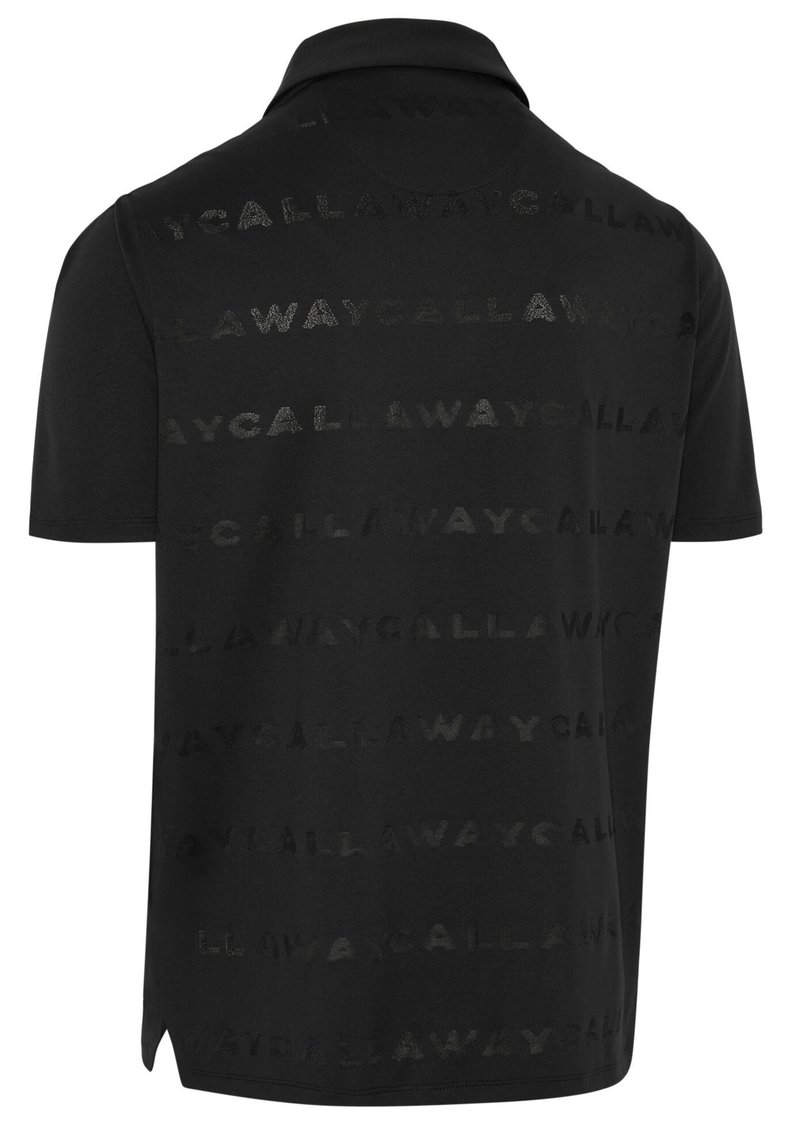 Callaway Mid Century Jacquard polo de hombre, antracita