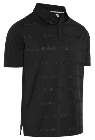 Callaway Mid Century Jacquard polo de hombre, antracita
