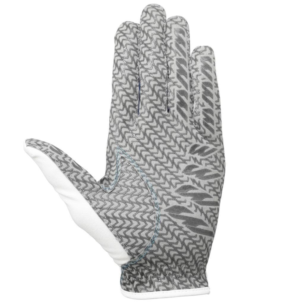 Mizuno Double Grip guante de golf para hombre, blanco