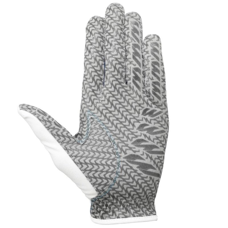 Mizuno Double Grip guante de golf para hombre, blanco