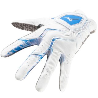 Mizuno Double Grip guante de golf para hombre, blanco