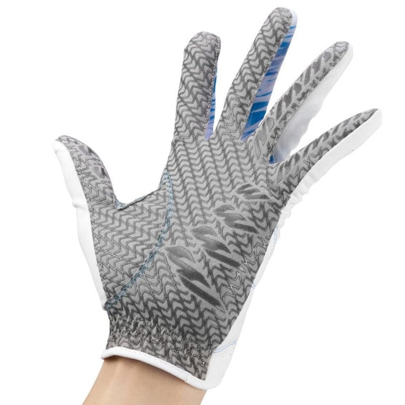 Mizuno Double Grip guante de golf para hombre, blanco