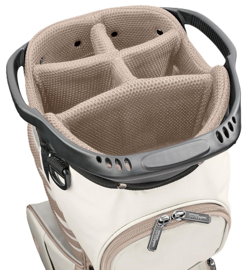 Wilson Aurora ladies stand bag, blanco/beige