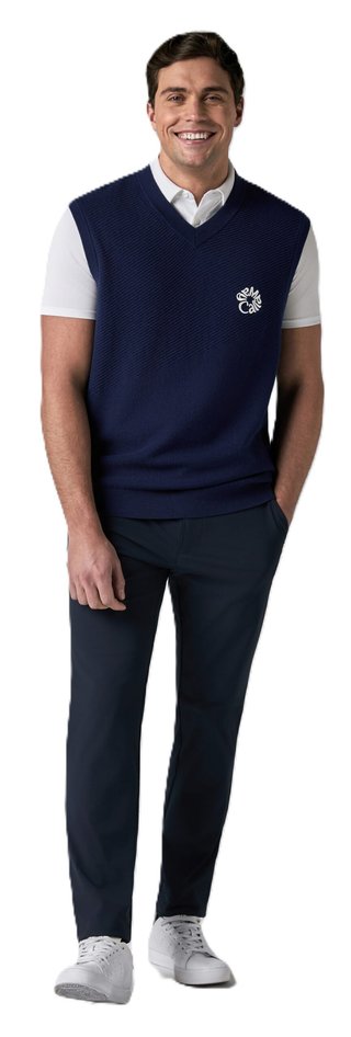Callaway Mid Century chaleco de hombre, medieval blue