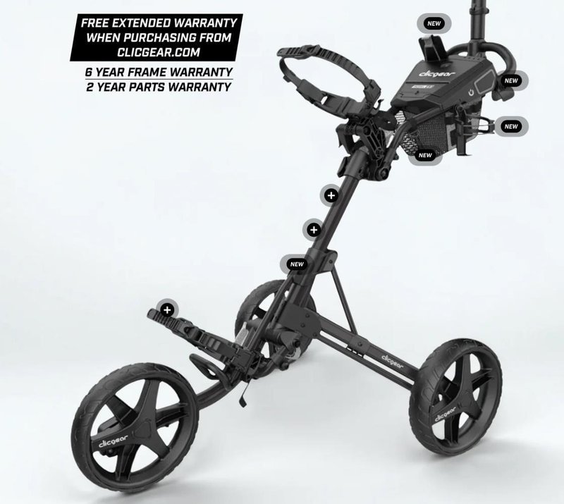 Clicgear 4.5 carrito manual, gris pizarra