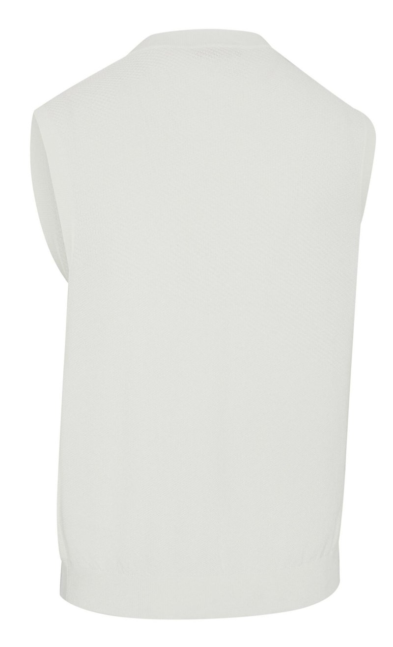 Callaway Mid Century chaleco de hombre, bright white