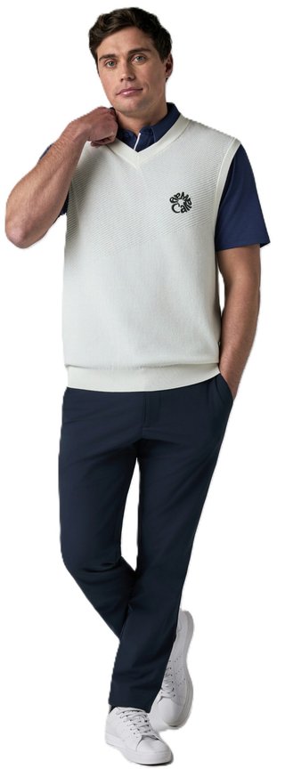Callaway Mid Century chaleco de hombre, bright white
