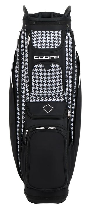 Cobra Ultralight 2 cart bag, houndstooth/melted carmel
