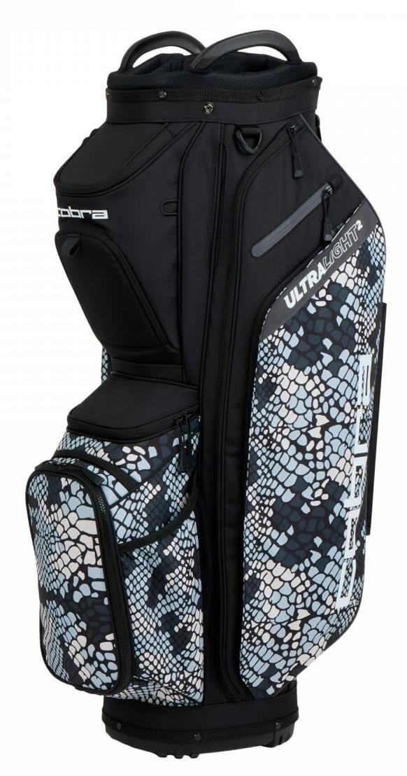 Cart bag con bolsillos a ambos lados y base plana para carro