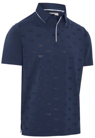 Callaway Mid Century Jacquard polo de hombre, medieval blue