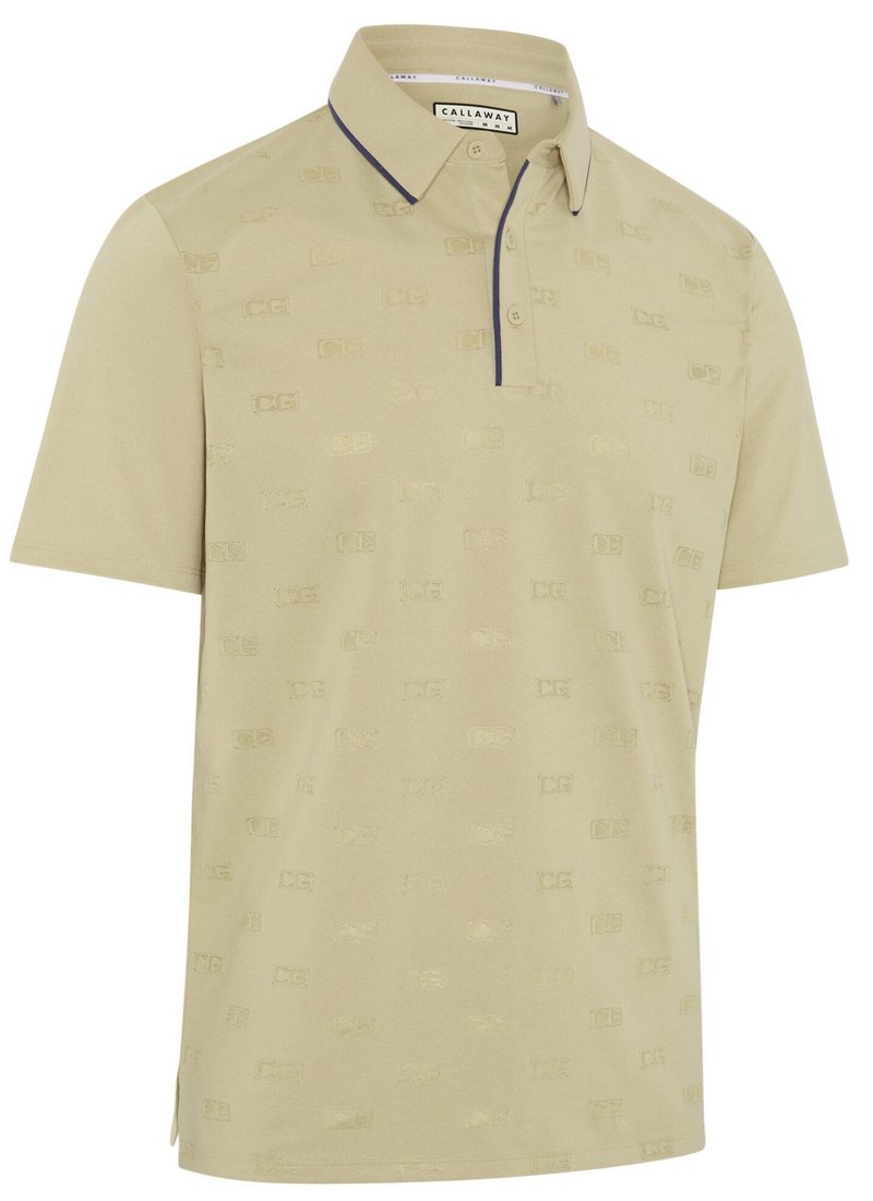 Callaway Mid Century Jacquard polo de hombre, fields of rye