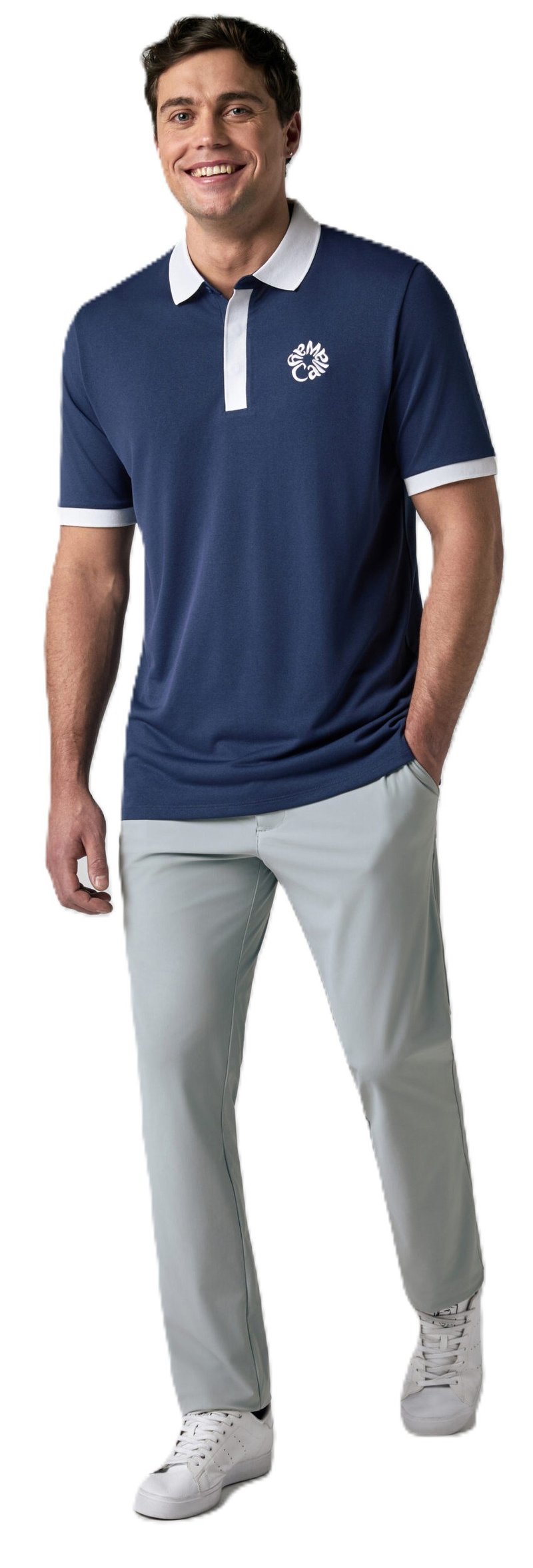 Callaway Modern Traveler polo de hombre, medieval blue