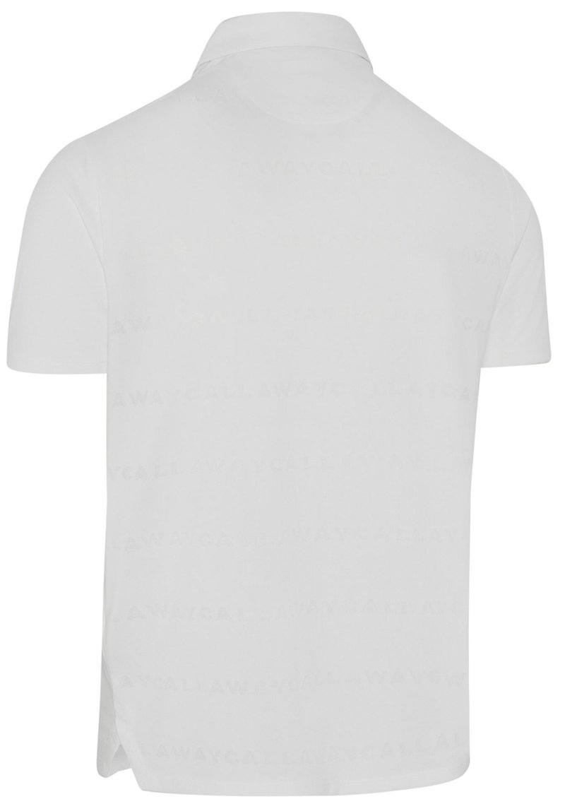 Callaway Mid Century Jacquard polo de hombre, bright white
