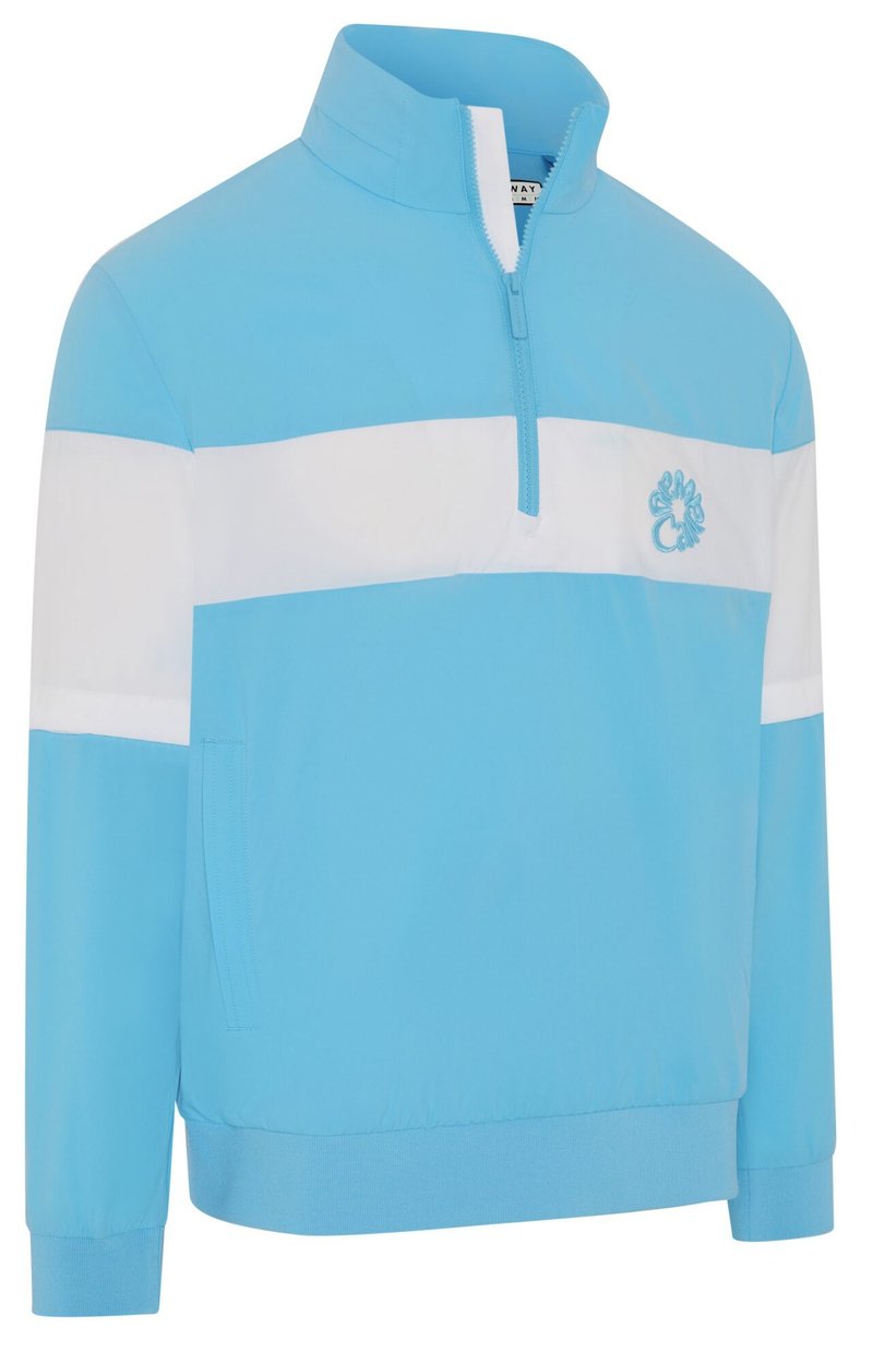 Callaway Modern Traveler Half Zip Convertible chaqueta de hombre, azul bossom