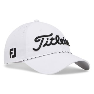 Titleist Tour Breezer gorra de hombre, blanco/negro