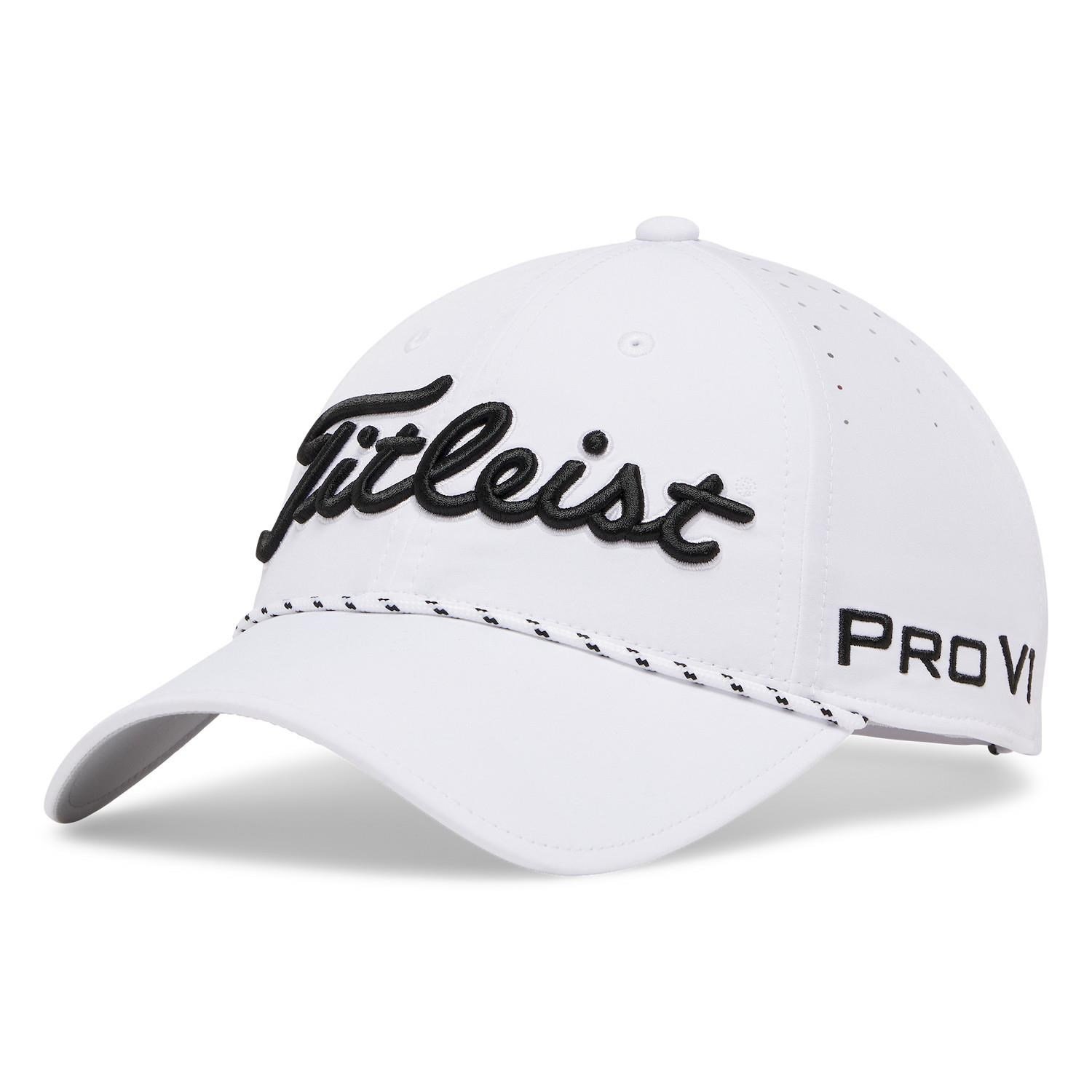 Titleist Tour Breezer gorra de hombre, blanco/negro
