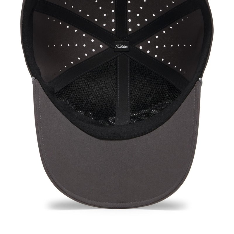 Titleist Tour Breezer gorra de hombre, carbón/blanco