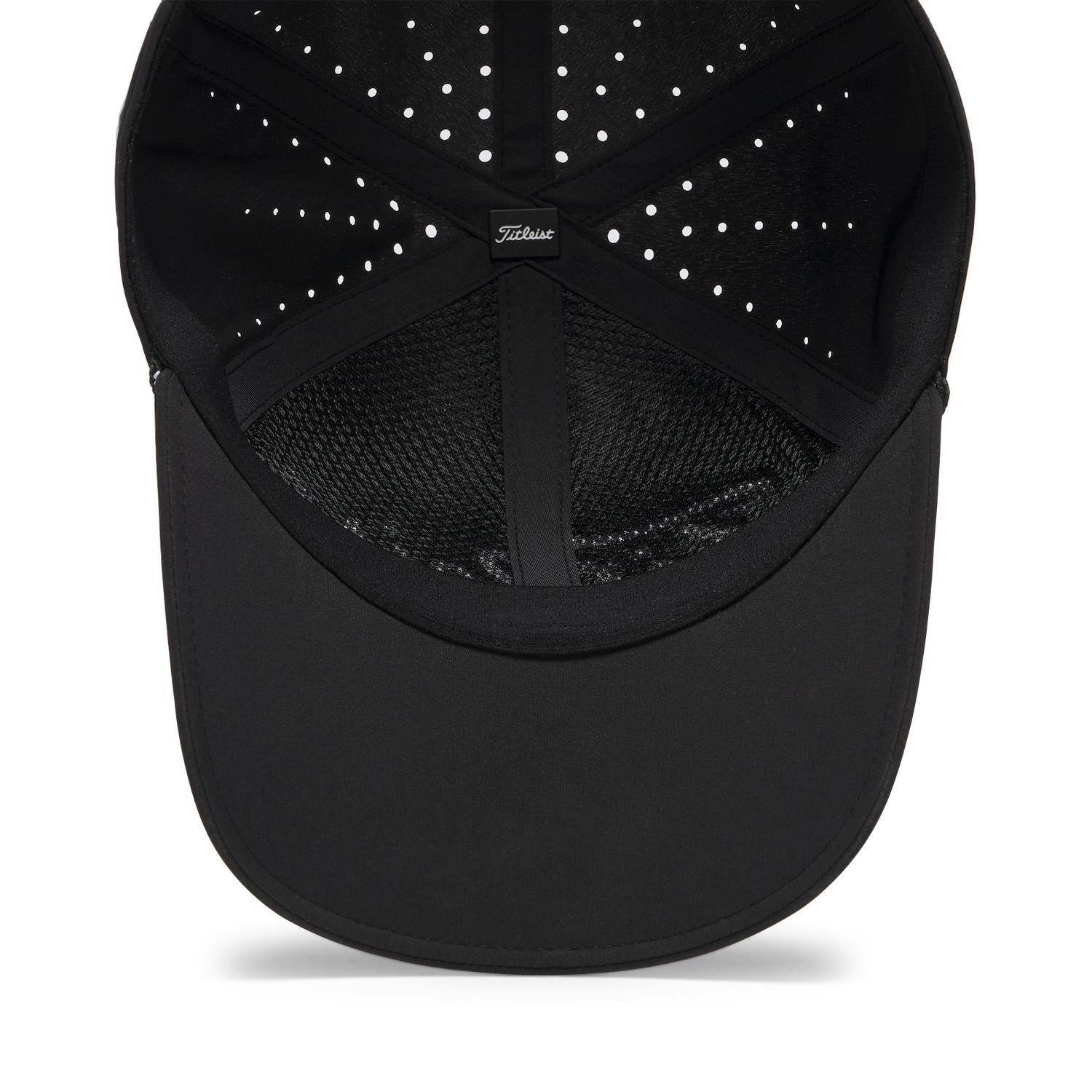 Titleist Tour Breezer gorra de golf para hombre, negro/blanco