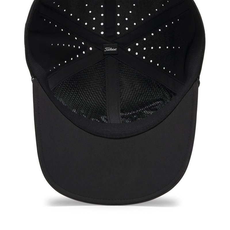Titleist Tour Breezer gorra de golf para hombre, negro/blanco