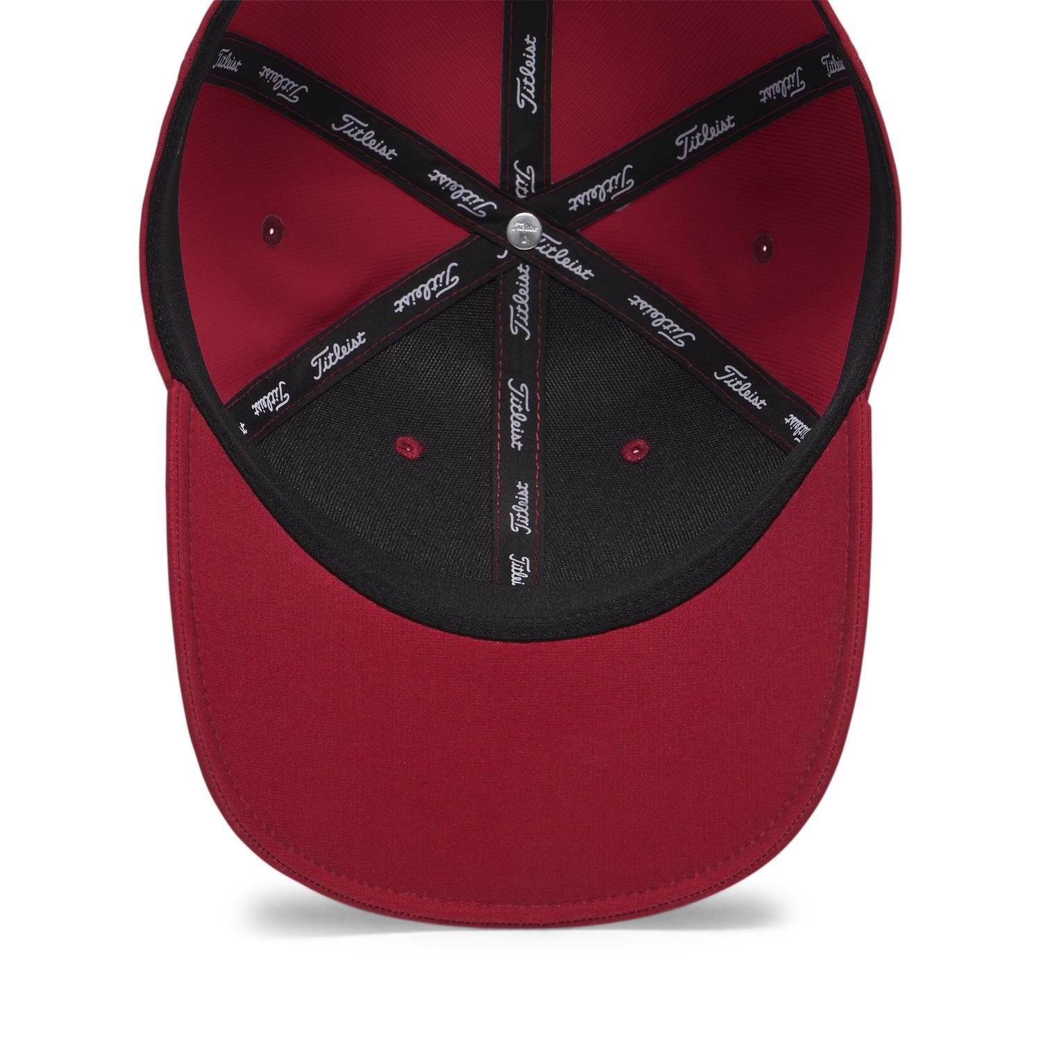 Titleist Players Ball Marker gorra de hombre, carmesí/blanco