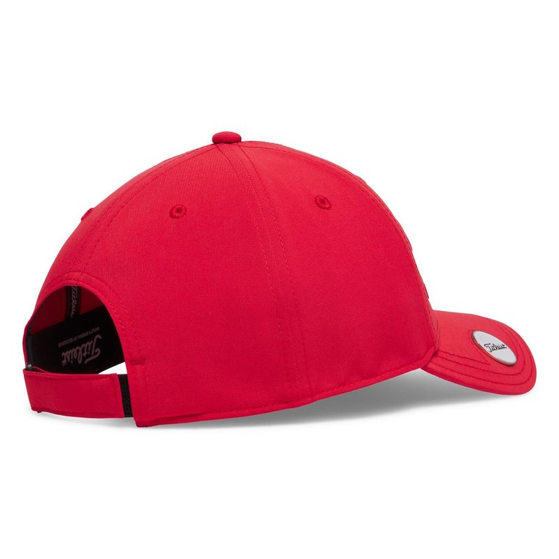Titleist Players Ball Marker gorra de hombre, rojo/blanco