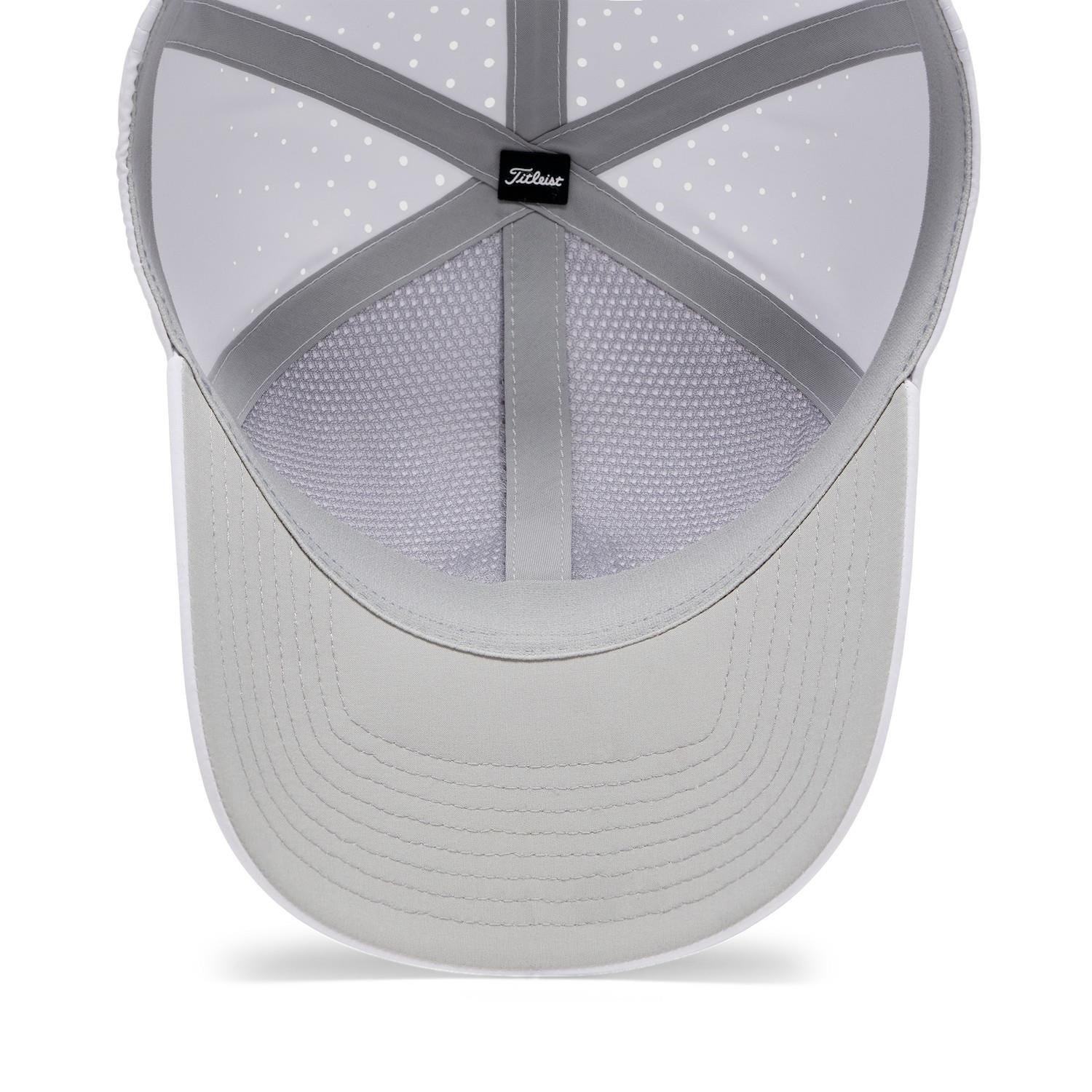 Titleist Charleston Breezer gorra de hombre, blanco/blanco/negro