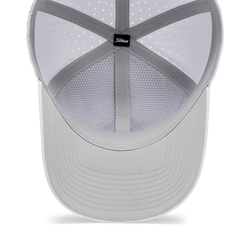 Titleist Charleston Breezer gorra de hombre, blanco/blanco/negro