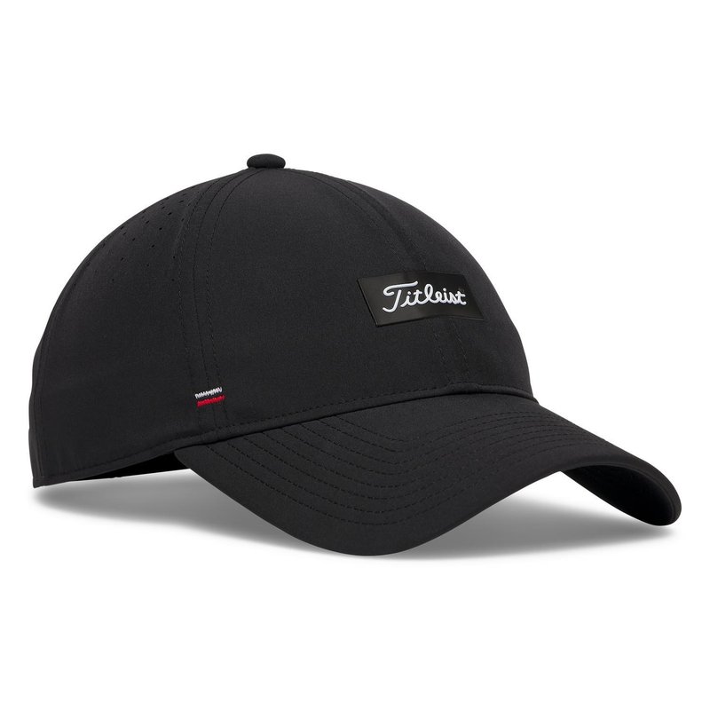 Titleist Charleston Breezer gorra de hombre, negro/negro/blanco