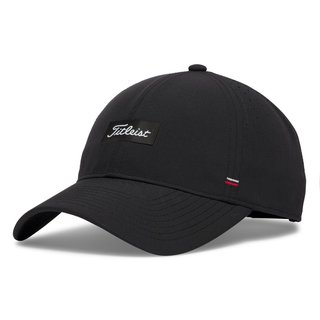 Titleist Charleston Breezer gorra de hombre, negro/negro/blanco