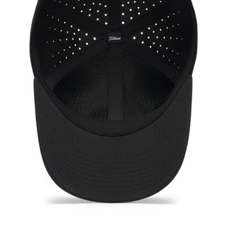 Titleist Charleston Breezer gorra de hombre, negro/negro/blanco