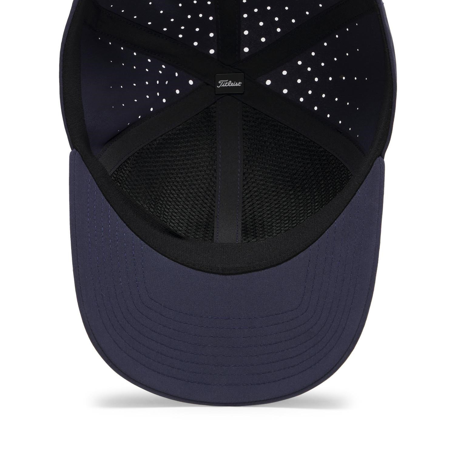 Titleist Charleston Breezer gorra de hombre, azul marino/blanco/lima claro