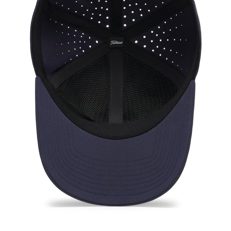 Titleist Charleston Breezer gorra de hombre, azul marino/blanco/lima claro
