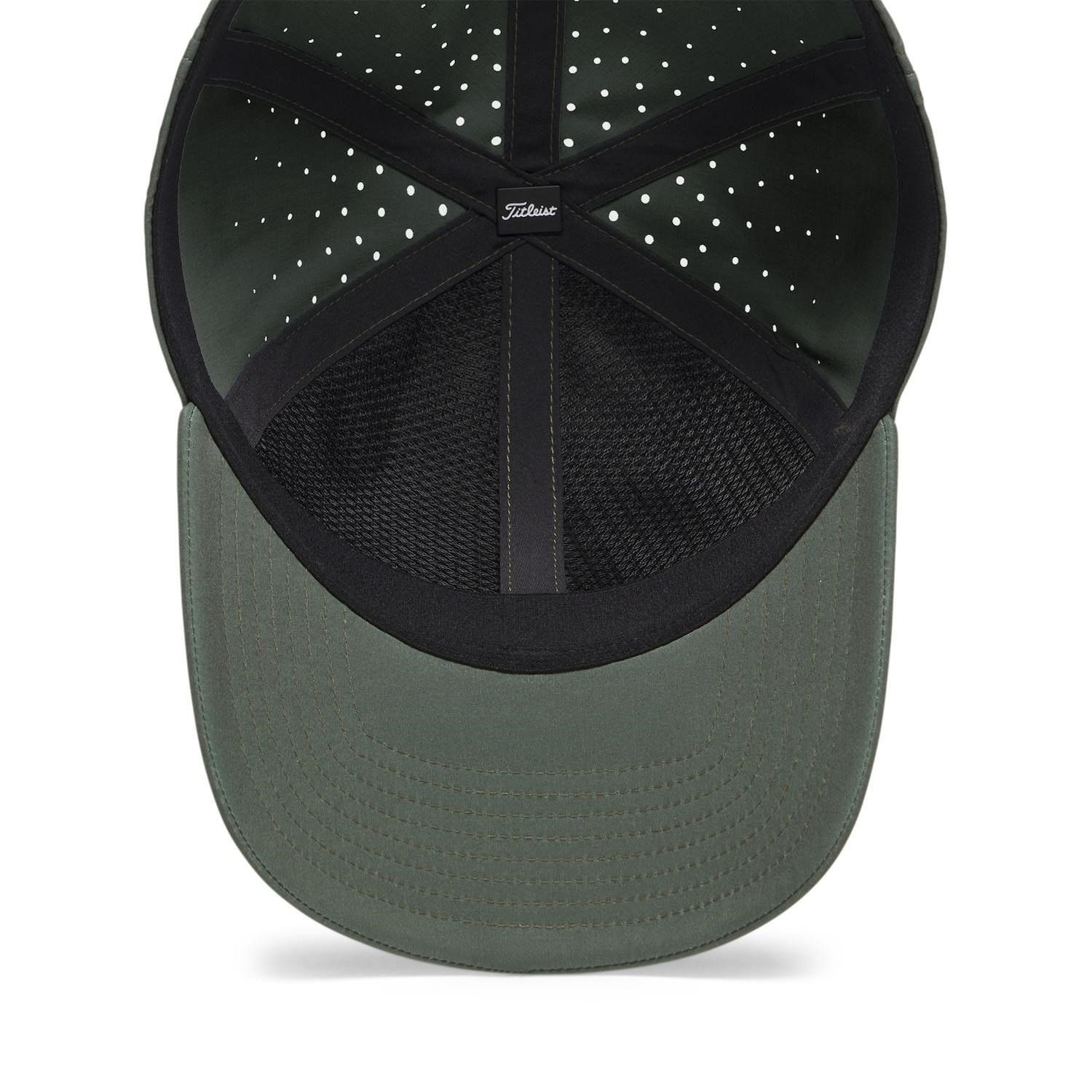 Titleist Charleston Breezer gorra de hombre, cypress/negro/blanco