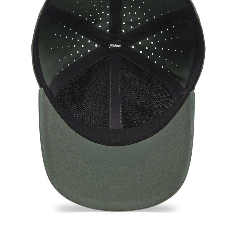 Titleist Charleston Breezer gorra de hombre, cypress/negro/blanco