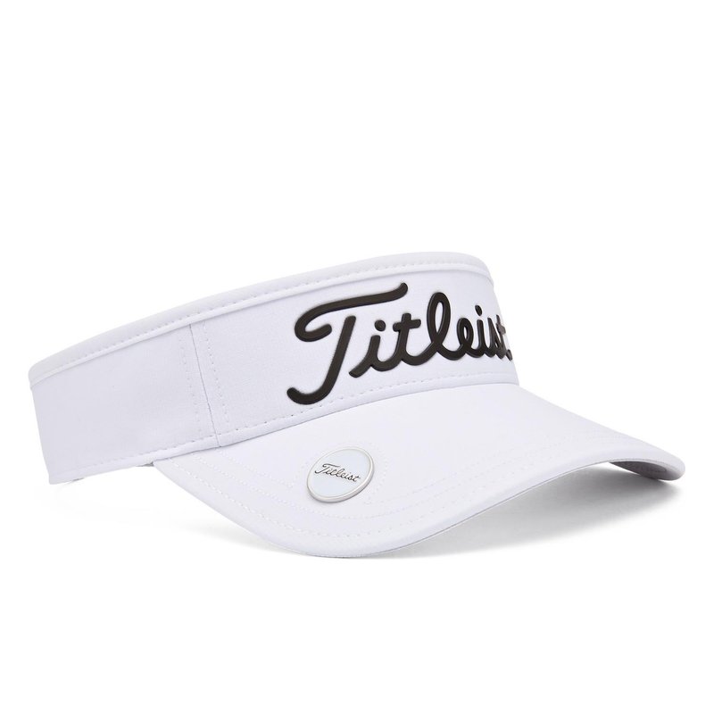 Titleist Players Ball Marker visera unisex, blanco/negro