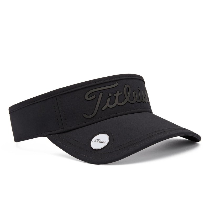 Titleist Players Ball Marker visera unisex, negro/negro