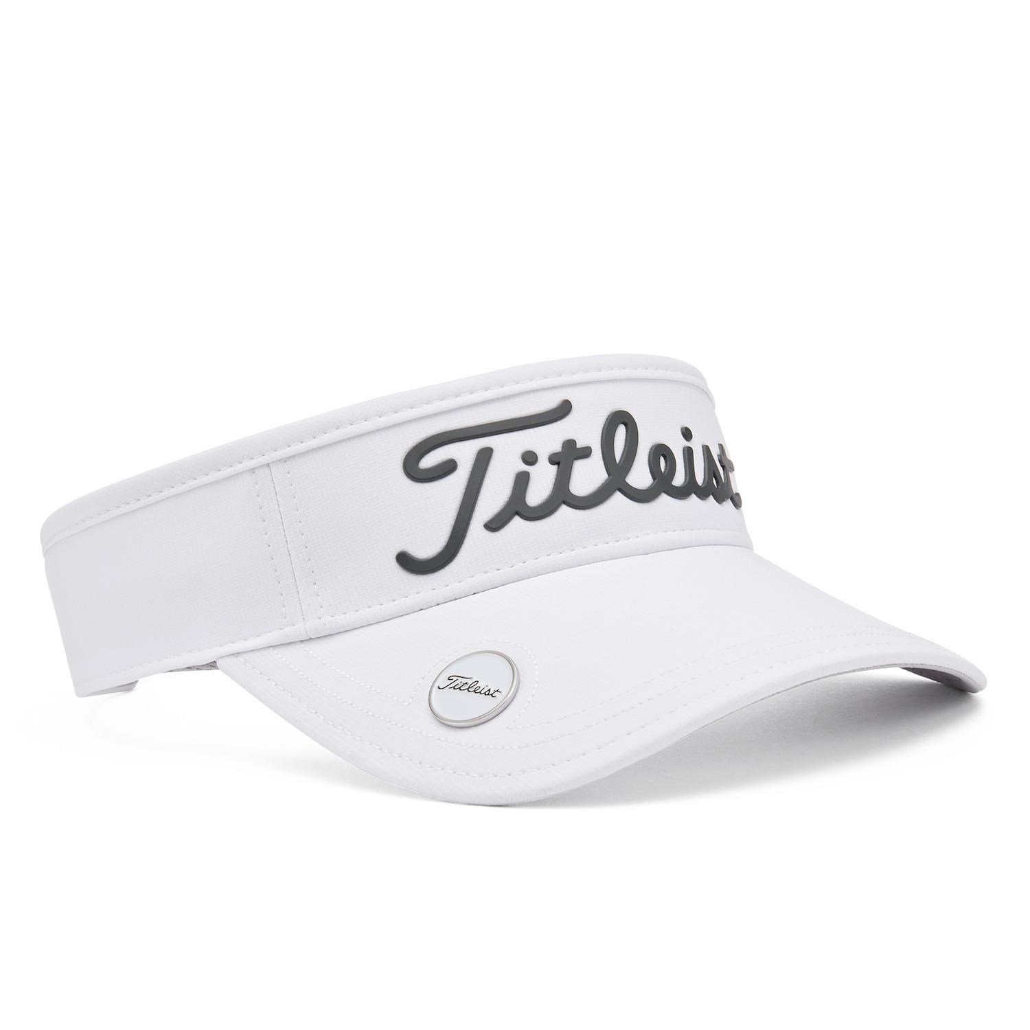 Titleist Players Ball Marker visera unisex, blanco/carbón