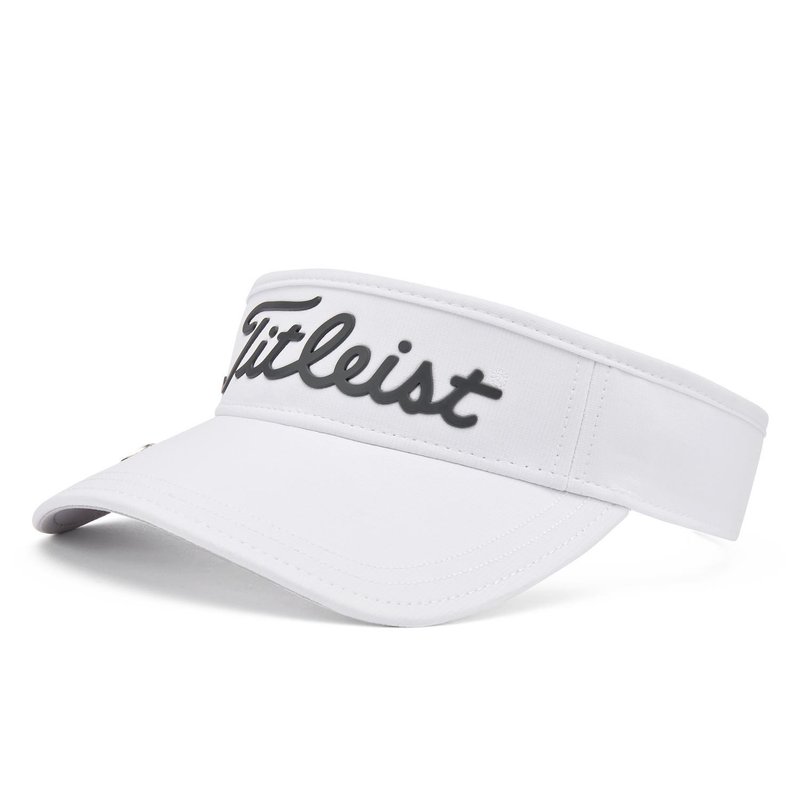 Titleist Players Ball Marker visera unisex, blanco/carbón
