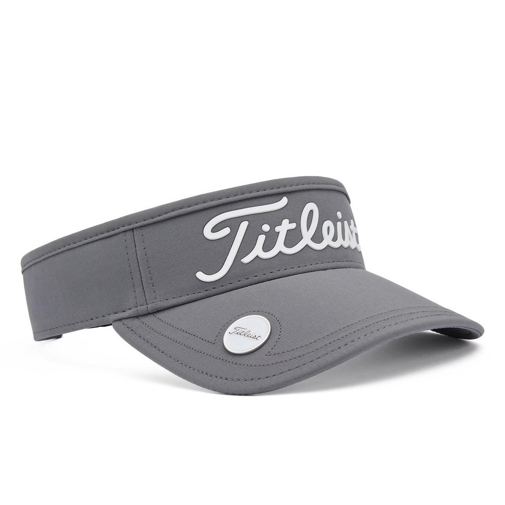 Titleist Players Ball Marker visera unisex, carbón/blanco