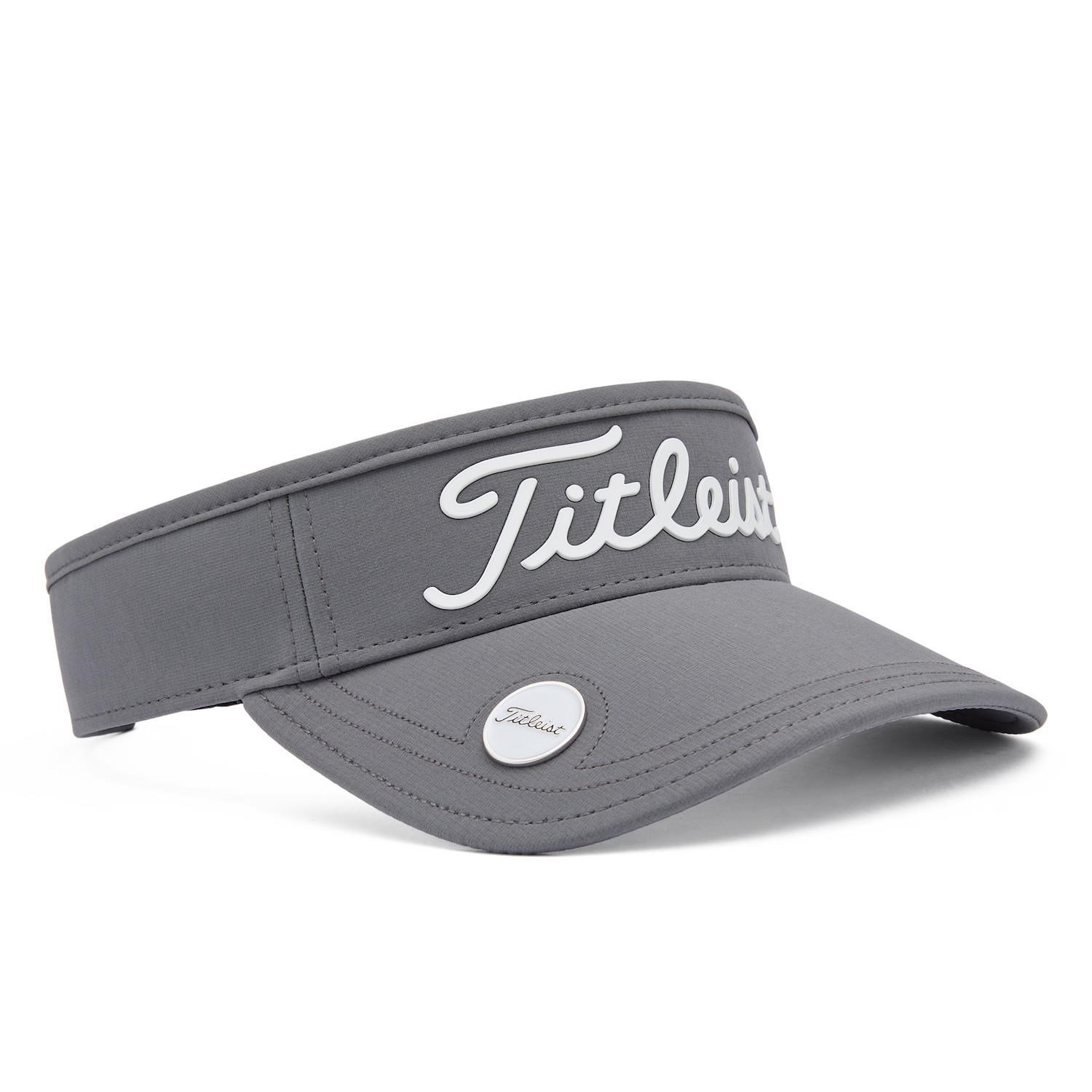 Titleist Players Ball Marker visera unisex, carbón/blanco