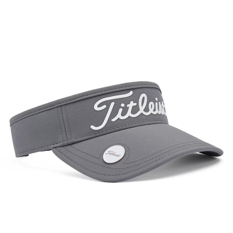 Titleist Players Ball Marker visera unisex, carbón/blanco
