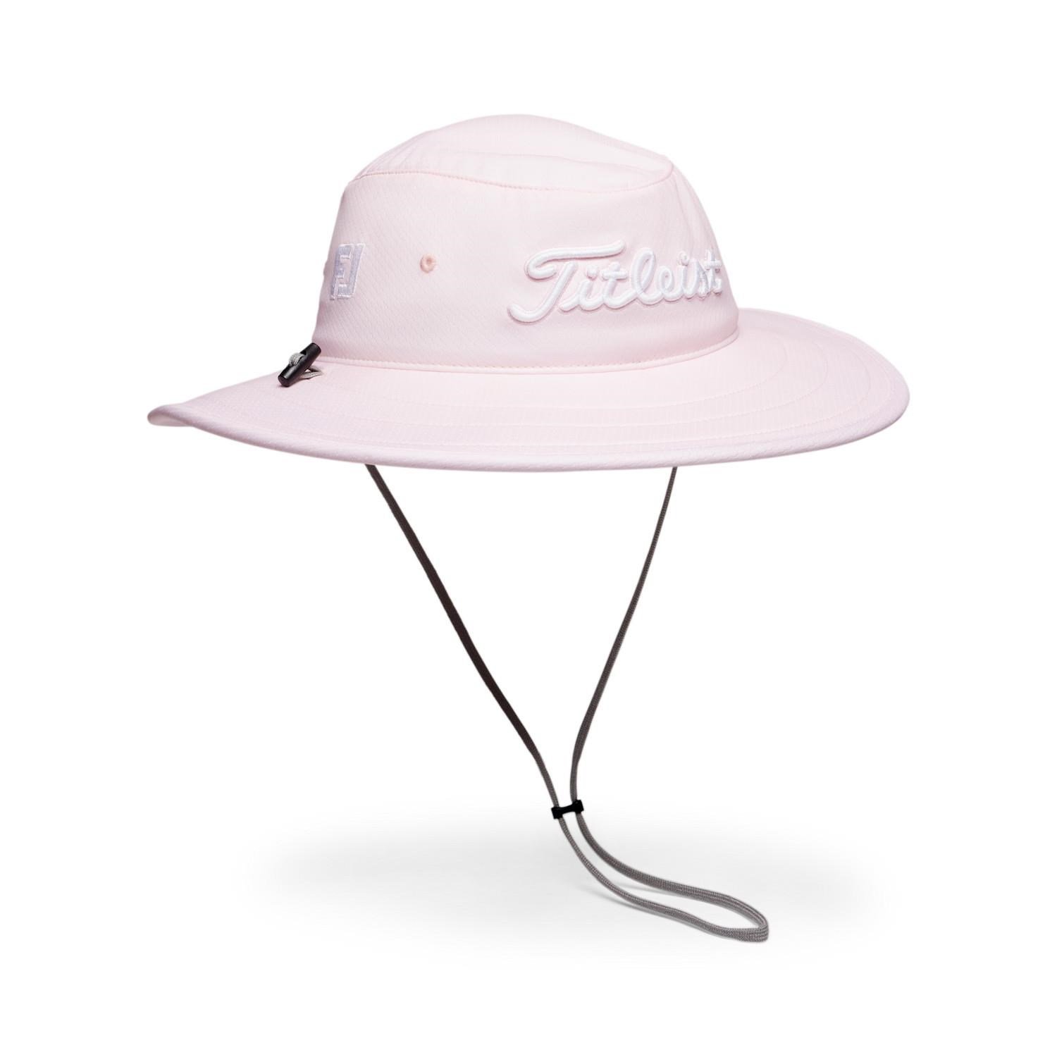 Titleist Tour Aussie sombrero de cubo de hombre, rosa pálido/blanco