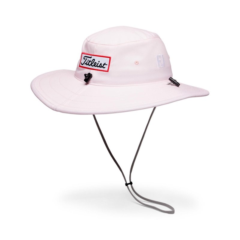 Titleist Tour Aussie sombrero de cubo de hombre, rosa pálido/blanco