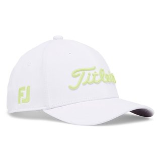 Titleist Junior Tour Performance gorra junior, blanca/lima claro
