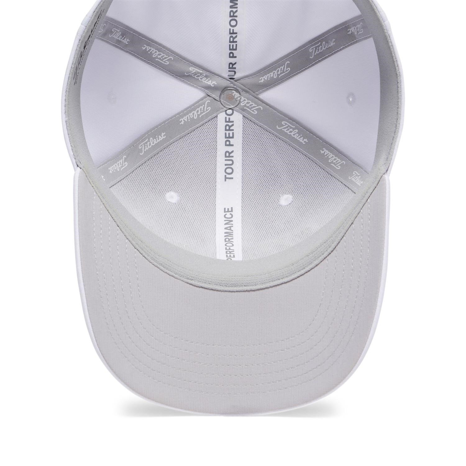 Titleist Junior Tour Performance gorra junior, blanca/lima claro