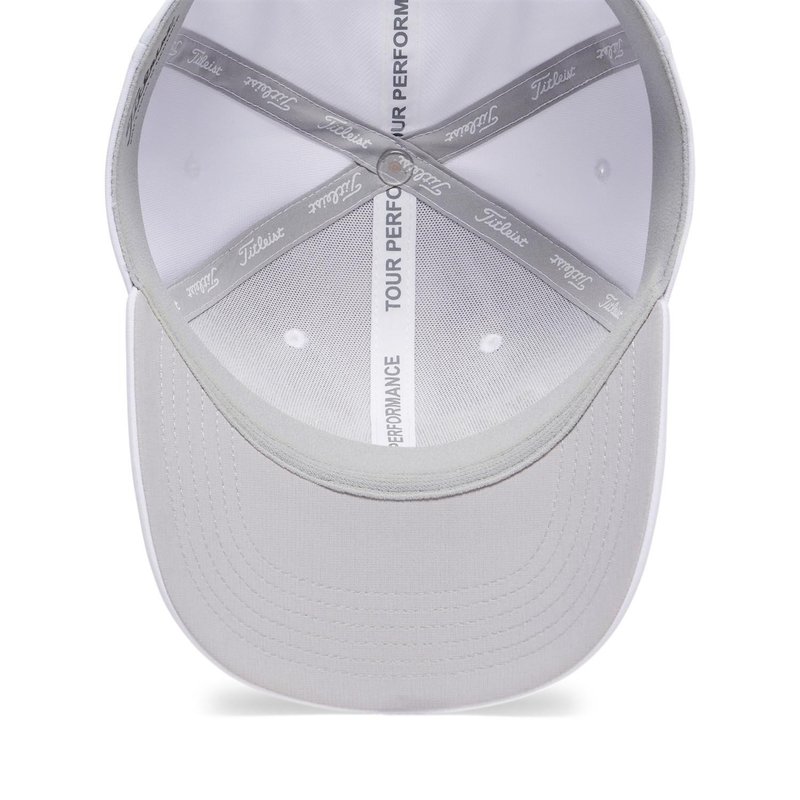Titleist Junior Tour Performance gorra junior, blanca/lima claro