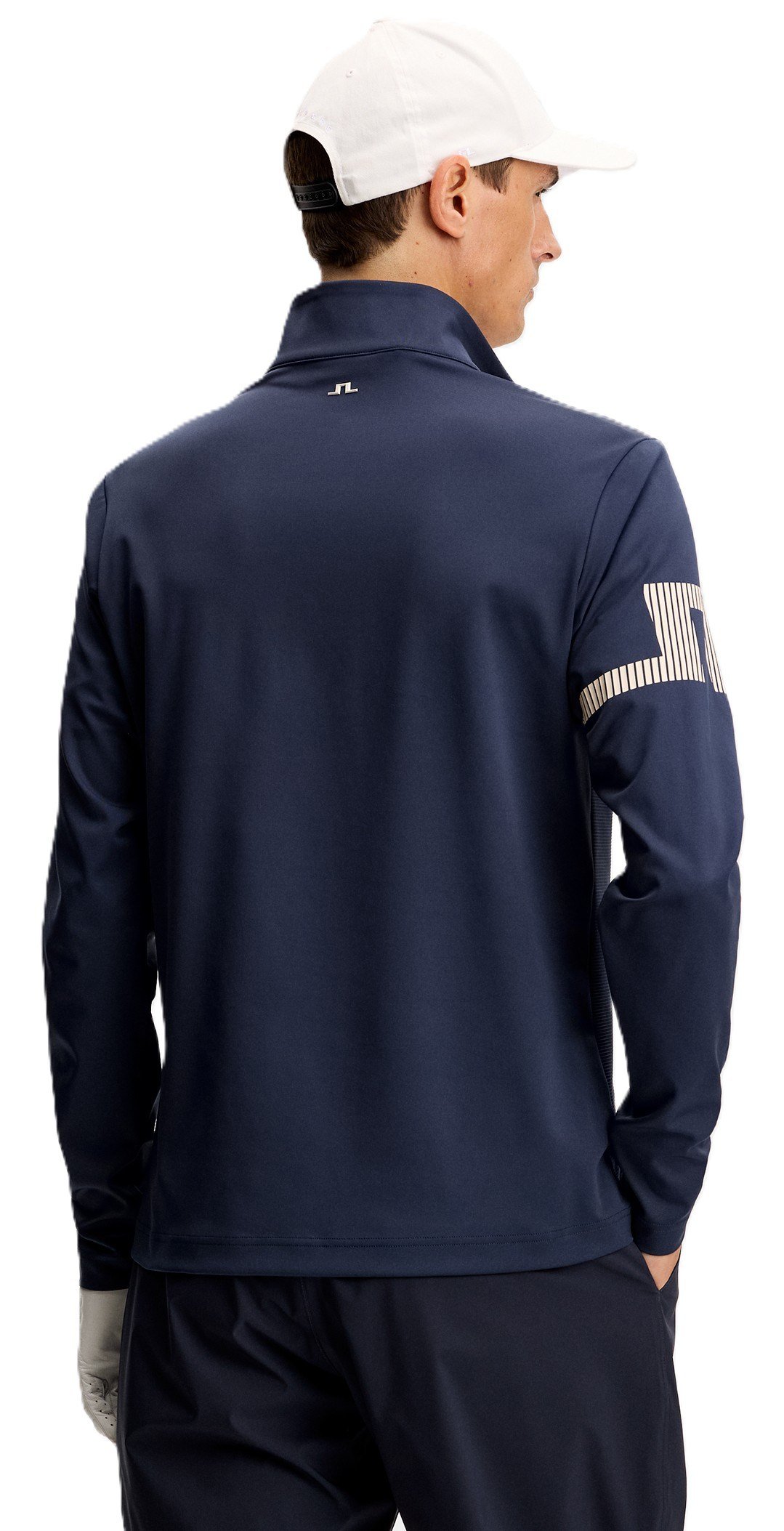 J.Lindeberg Heath Strike Mid Layer sudadera de hombre, JL Navy